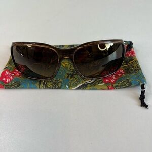 Maui Jim Brown Homoa Beach Sunglasses MJ-226-15 Polarized Wrap 61-19 131